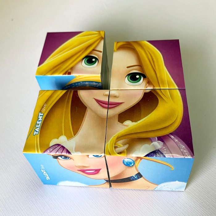 ⁦لعبة المكعبات الاميرات 4 مكعب⁩ - الصورة ⁦3⁩