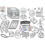 ⁦لوحة تلوين اسلامي 4 شيت⁩ - الصورة ⁦2⁩