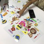 ⁦بطاقات الحروف العربية الكبيرة لون وامسح⁩ - الصورة ⁦4⁩