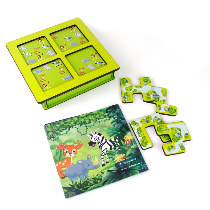 ⁦Finding Jungle Animal بازل حيوانات الادغال⁩ - الصورة ⁦1⁩
