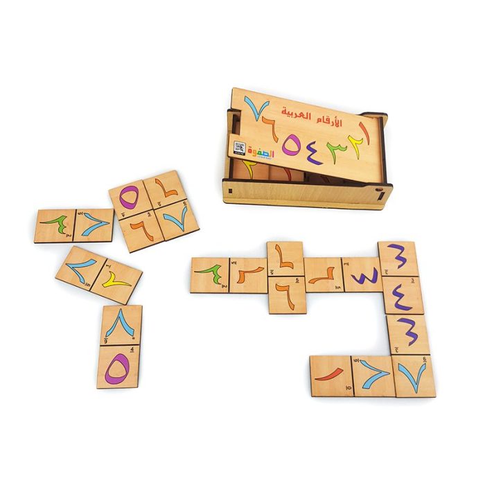 ⁦دومينو خشبي الارقام عربي⁩ - الصورة ⁦2⁩