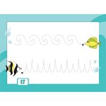 ⁦بطاقات تدريبات ما قبل الكتابة ( trace)⁩ - الصورة ⁦4⁩
