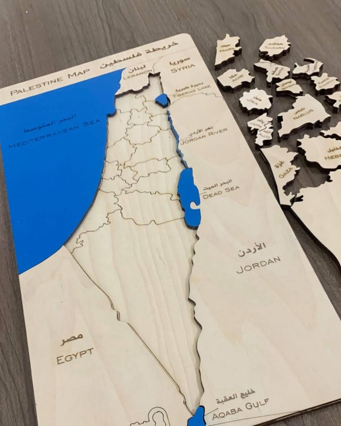 ⁦خريطة فلسطين كيدي وود⁩ - الصورة ⁦4⁩