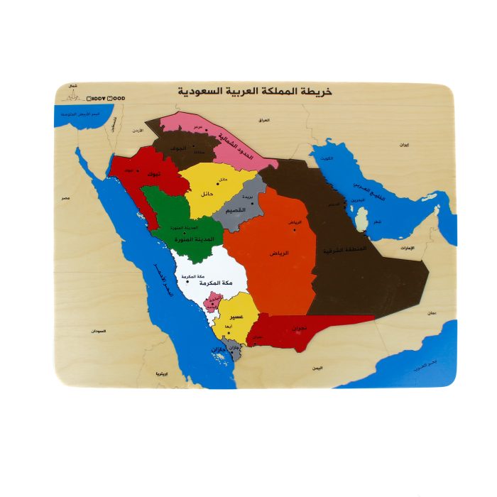 ⁦خريطة المملكة العربية السعودية⁩ - الصورة ⁦1⁩